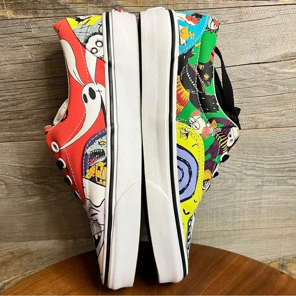 Vans Era x🎄🎃 Nightmare Before Christmas Halloween Town Sneakers, W7|M5.5 - Picture 7 of 16